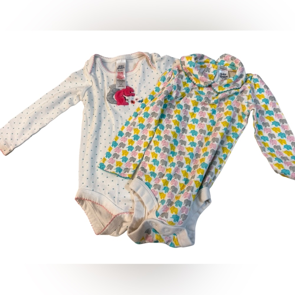 Baby boden onesie bodysuit and pants bundle 6-12 months